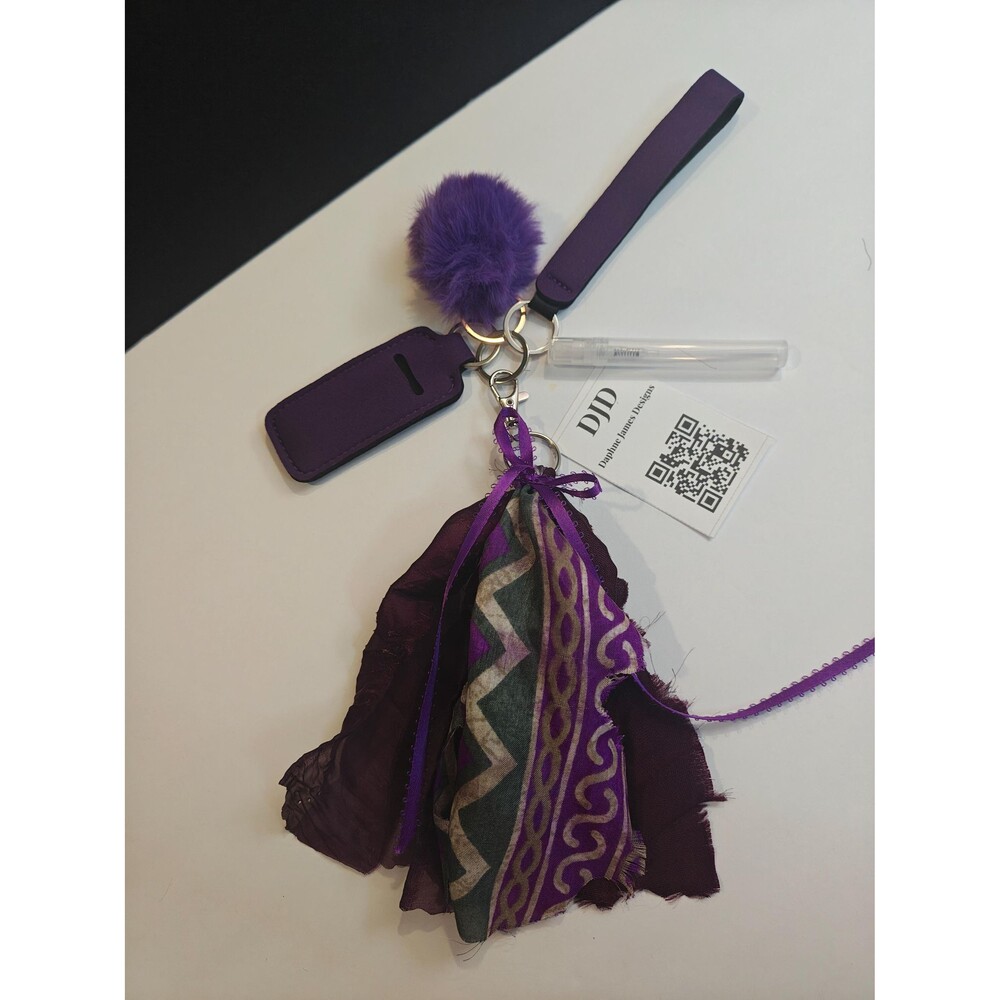 Purple Tassel Keychain Sette Gift for Her